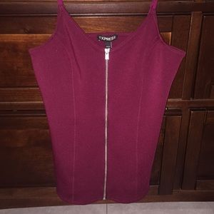 NWOT zip up tank
